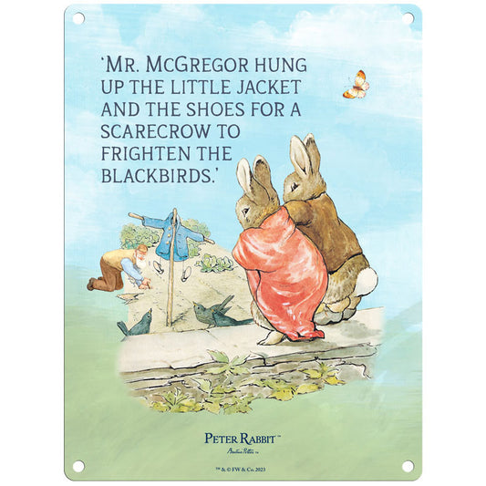Beatrix Potter - Flopsy and Benjamin Bunny - Mr McGregor hung up the little jacket… (Small)