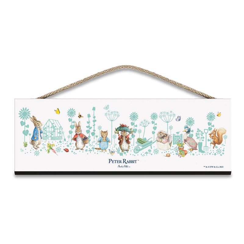 Penelope Rabbit Sign WS6310 - Beatrix Potter - The World of Peter Rabbit (Wooden Sign ...