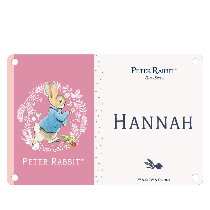 Hannah Rabbit MM6331 - Beatrix Potter - Peter Rabbit - Hannah (Named Sign) – PresHunt