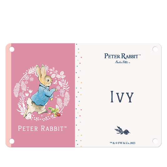 Beatrix Potter - Peter Rabbit - Ivy (Named Sign)