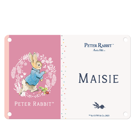 Beatrix Potter - Peter Rabbit - Maisie (Named Sign)