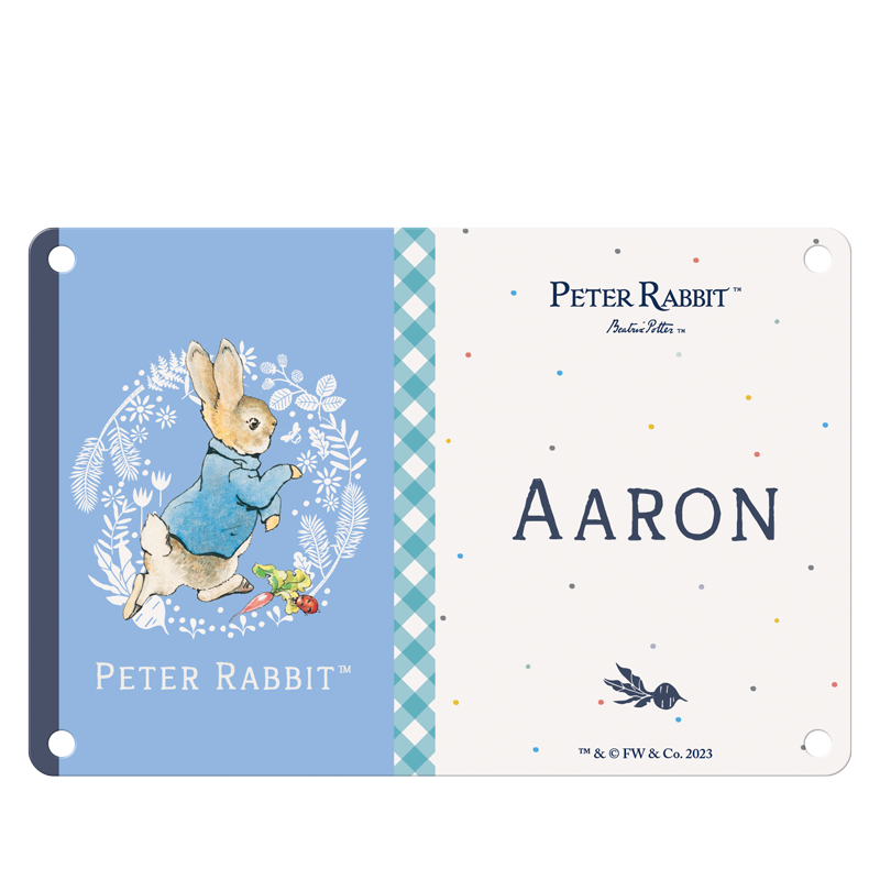 Beatrix Potter - Peter Rabbit - Aaron (Named Sign)