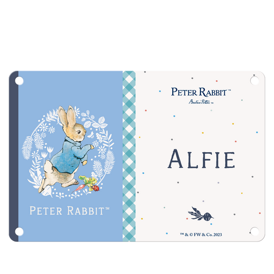 Beatrix Potter - Peter Rabbit - Alfie (Named Sign)