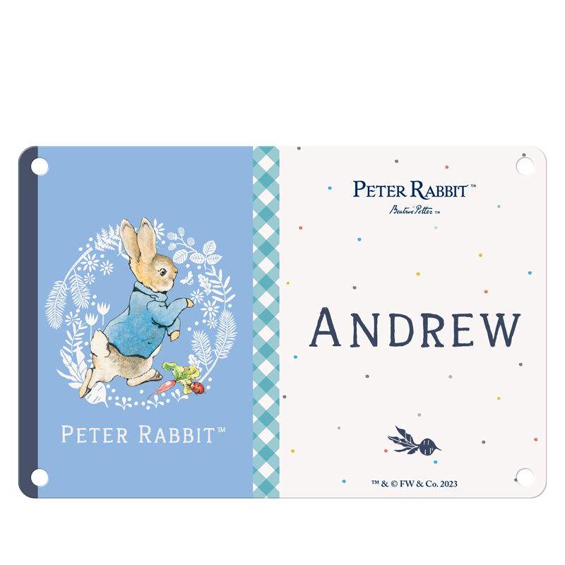 Beatrix Potter - Peter Rabbit - Andrew (Named Sign)