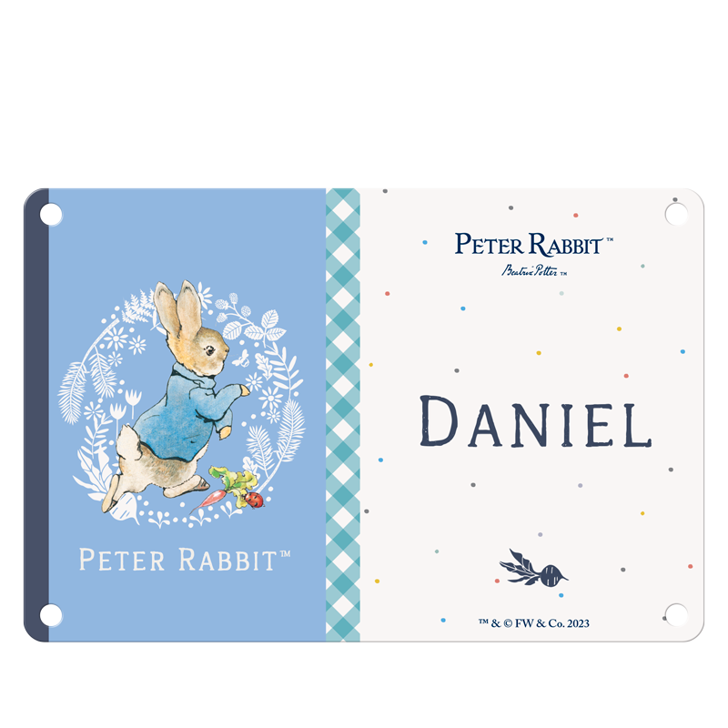 Daniel Rabbit MM6370 - Beatrix Potter - Peter Rabbit - Daniel (Named Sign) – PresHunt