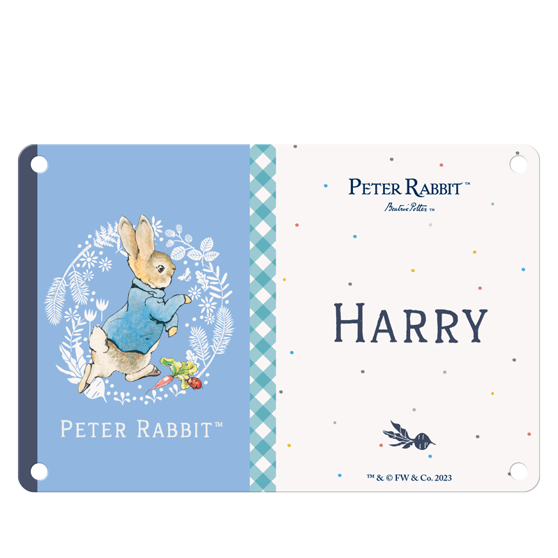 Beatrix Potter - Peter Rabbit - Harry (Named Sign)