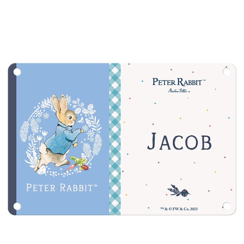 Beatrix Potter - Peter Rabbit - Jacob (Named Sign)