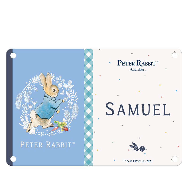 Peter Rabbit Sam MM6400 - Beatrix Potter - Peter Rabbit - Samuel (Named Sign) – PresHunt