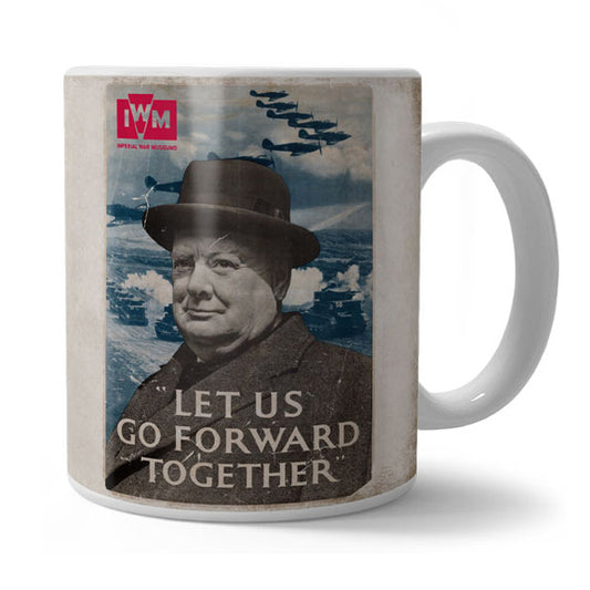 Churchill - Let Us Go Forward Together Mug