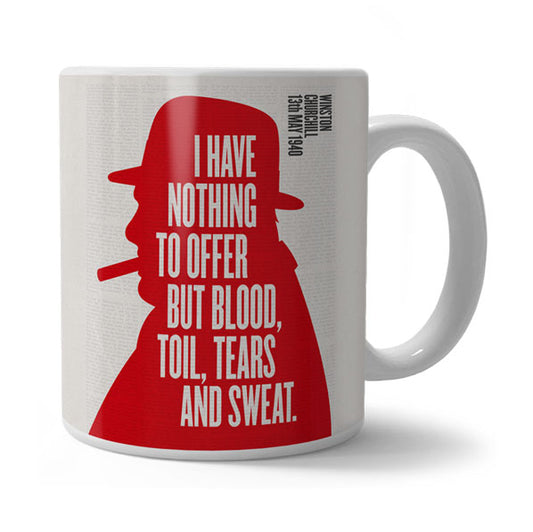 Churchill - Blood Toil Tears and Sweat Mug