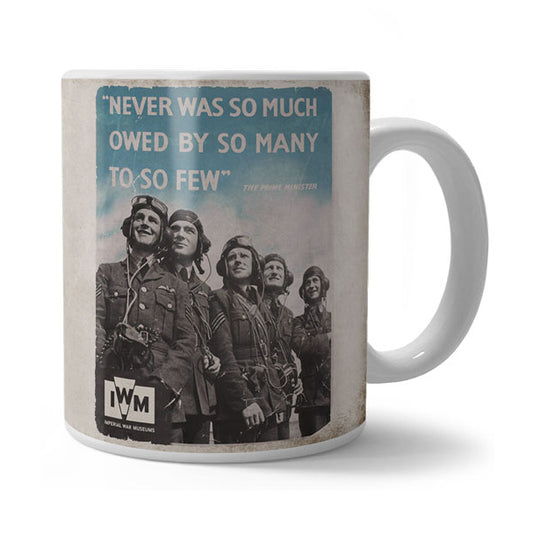 Never was so much owed by so many to so few Mug