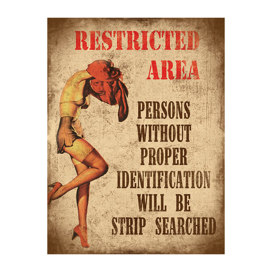 Restricted area - Strip Search (Small)