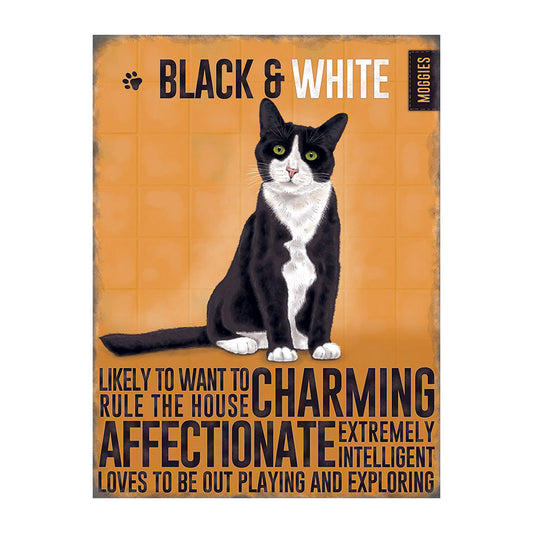 Black and White Cat (Small)