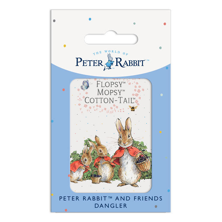 Beatrix Potter - Flopsy, Mopsy and Cotton-Tail (Dangler Sign)