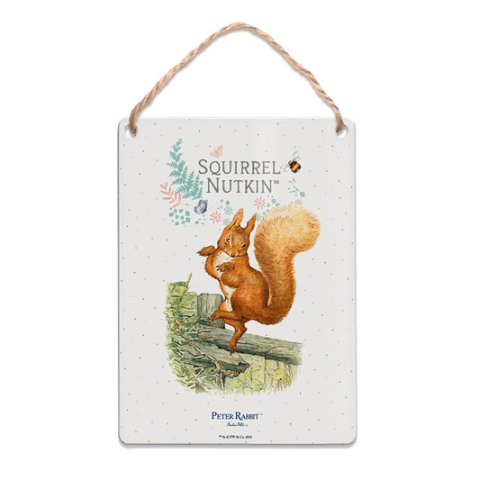 Beatrix Potter - Squirrel Nutkin (Dangler Sign)