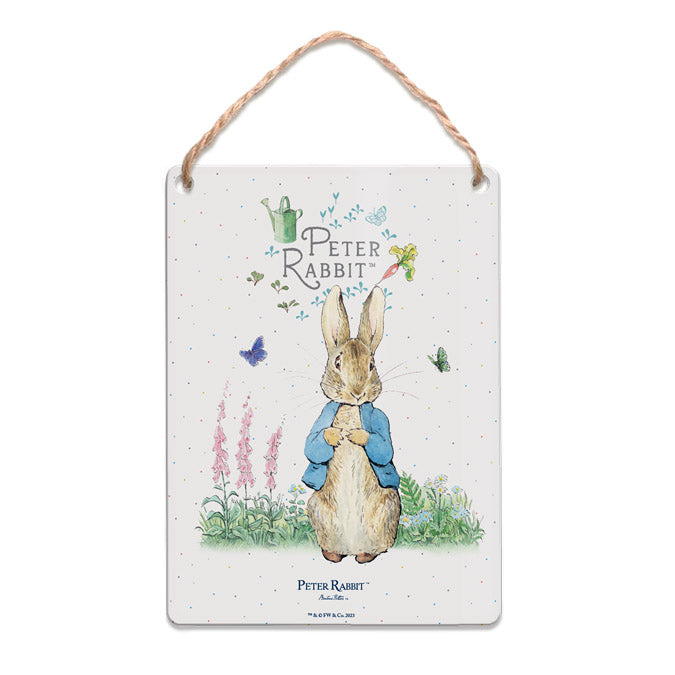 Beatrix Potter - Peter Rabbit Standing (Dangler Sign)