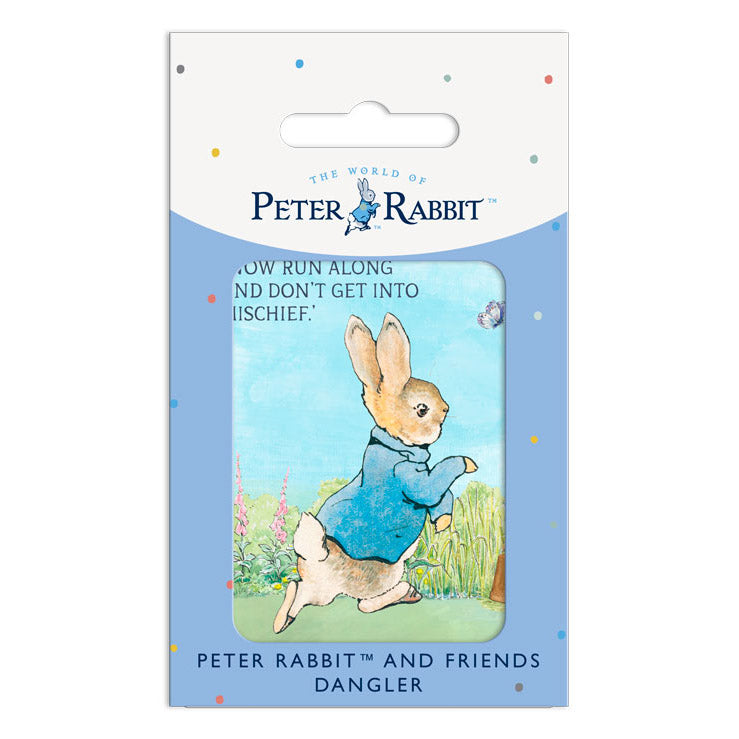 Beatrix Potter - Peter Rabbit - Now run along and don't get into mischief (Dangler Sign)