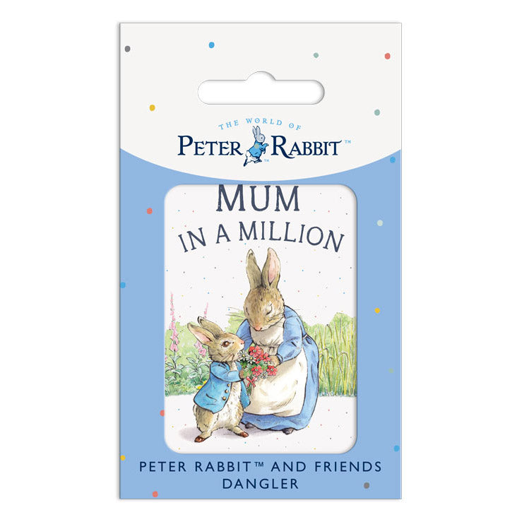 Beatrix Potter - Peter Rabbit - MUM in a MILLION (Dangler Sign)