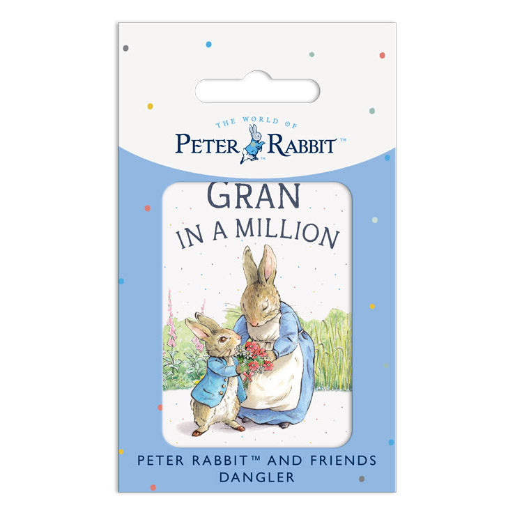 Beatrix Potter - Peter Rabbit - GRAN in a MILLION (Dangler Sign)