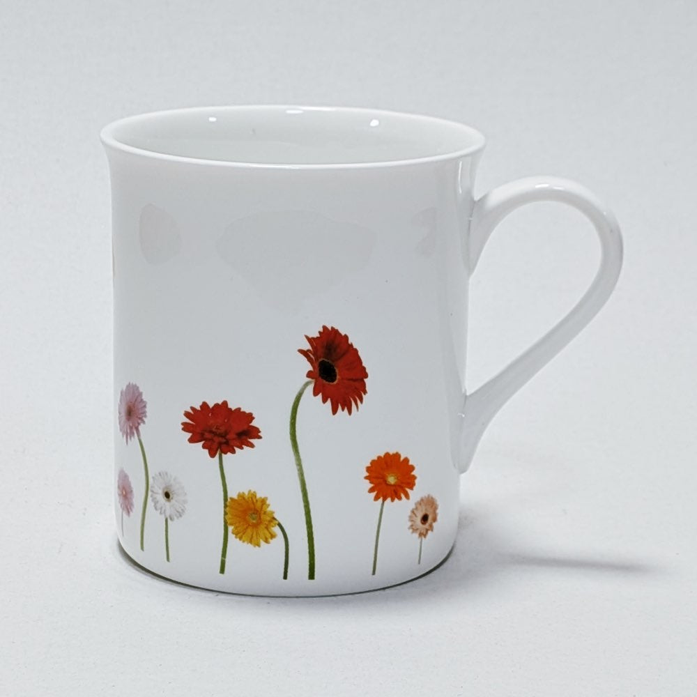 Wild Gerbera Set 4 Fine Bone China Mug