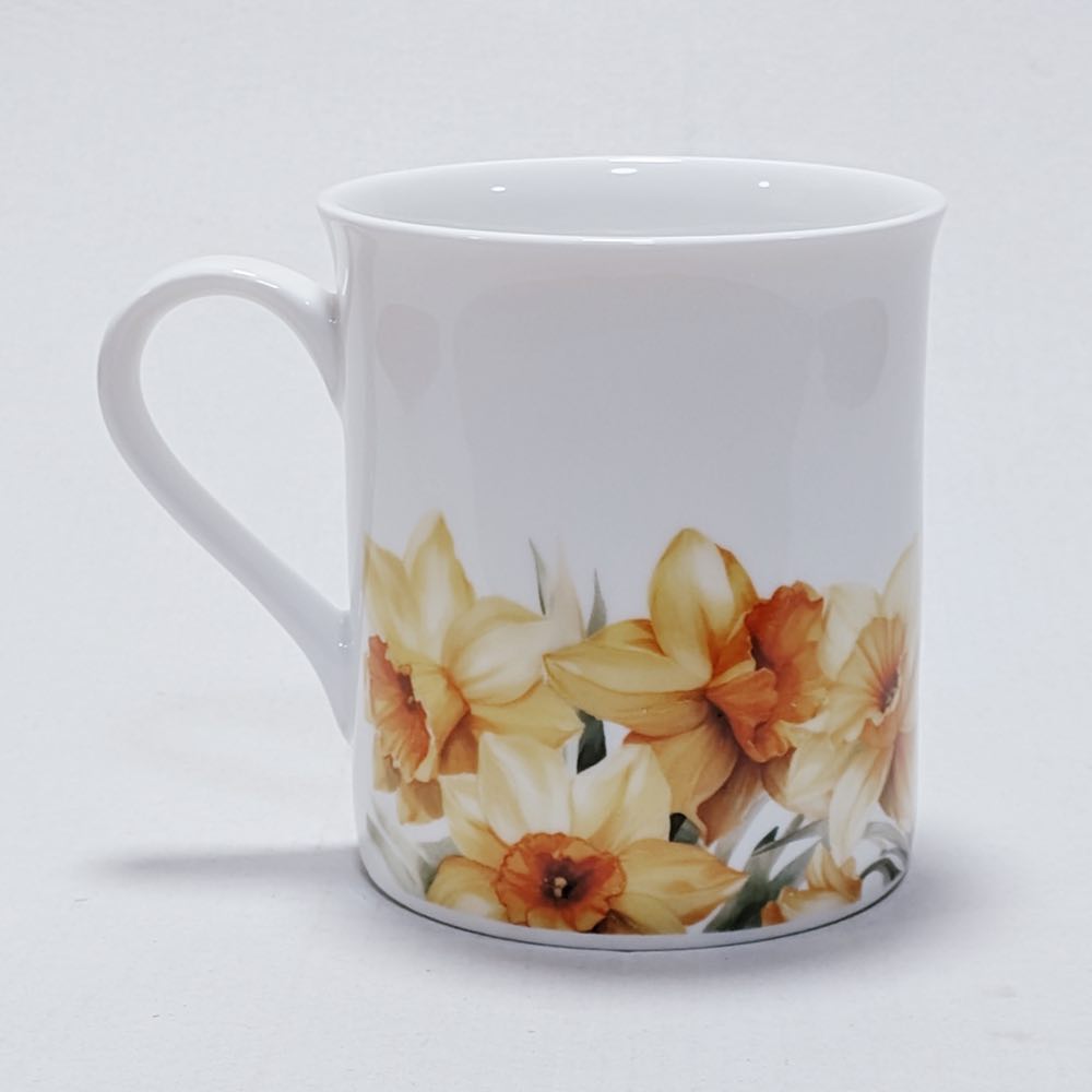 Mum (Daffodils) Fine Bone China Coffee Mug