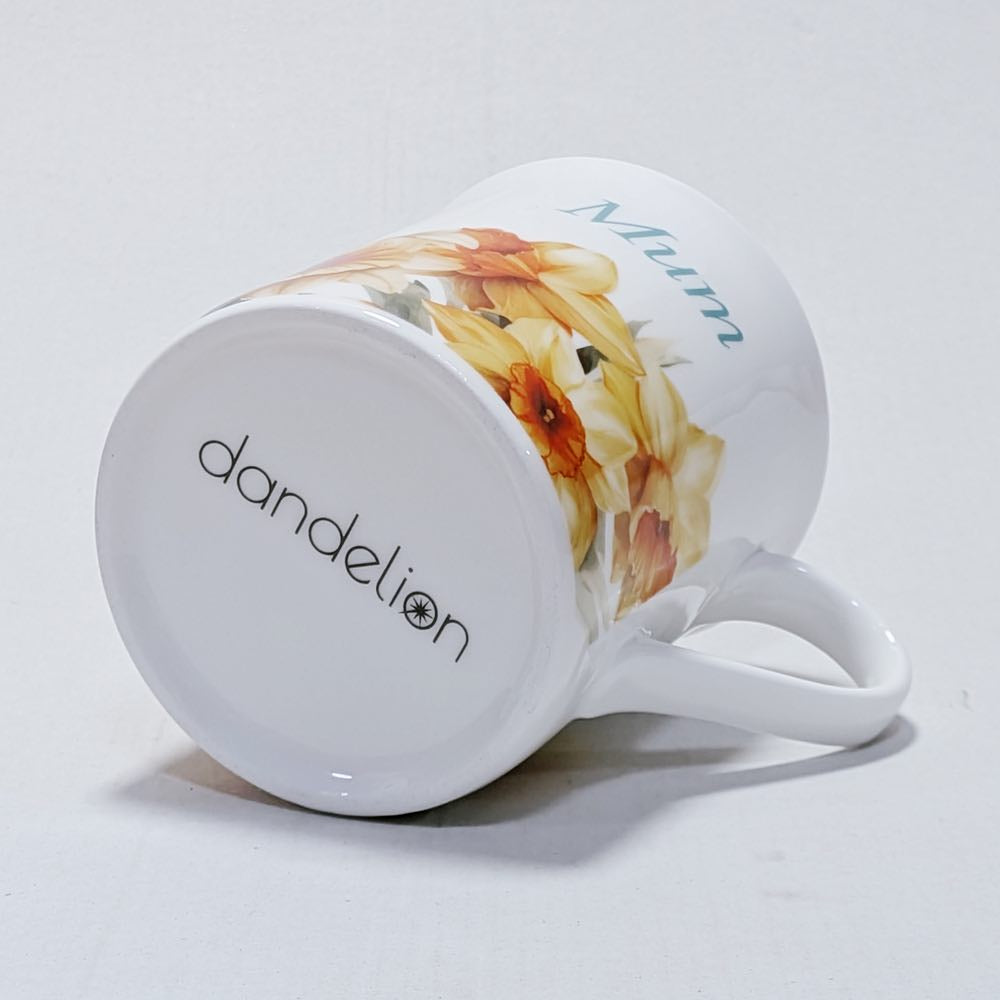Mum (Daffodils) Fine Bone China Coffee Mug
