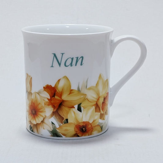 Nan (Daffodils) Fine Bone China Coffee Mug