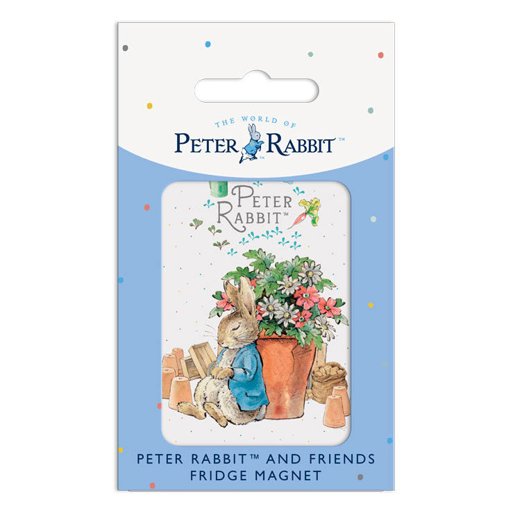 Beatrix Potter - Peter Rabbit Sleeping by Flower Pots (Fridge Magnet)