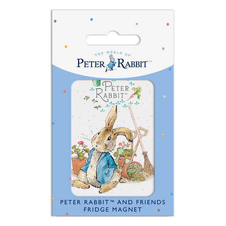 Beatrix Potter - Peter Rabbit and Mouse in Pot (Fridge Magnet)