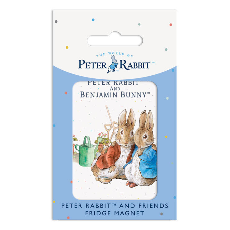 Beatrix Potter - Peter Rabbit and Benjamin Bunny together (Fridge Magnet)