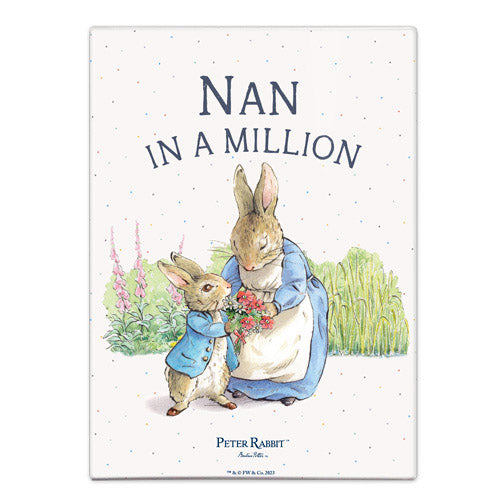 Beatrix Potter - Peter Rabbit - NAN in a MILLION (Fridge Magnet)