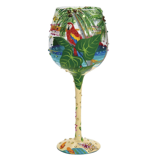 Tropical Dreams Large Wine Glass