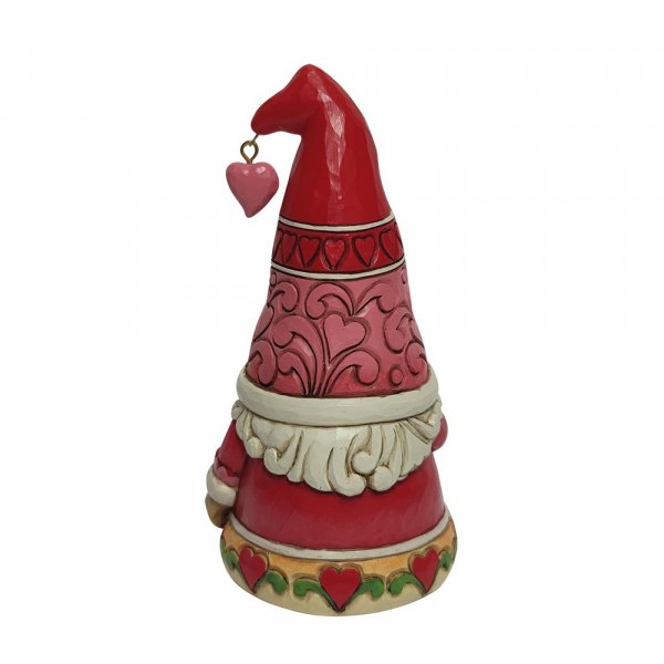 Gnomebody Loves You As Much As I Do - Red Hearts Gnome Figurine