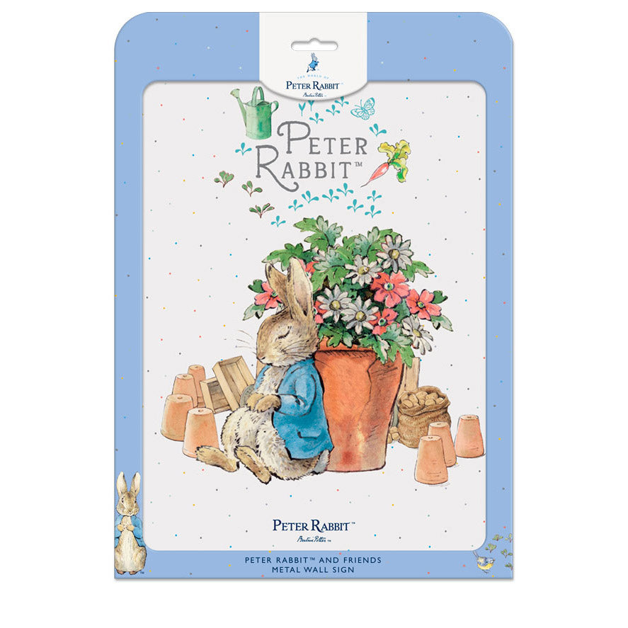 Beatrix Potter - Peter Rabbit Sleeping by Flower Pots (Large)