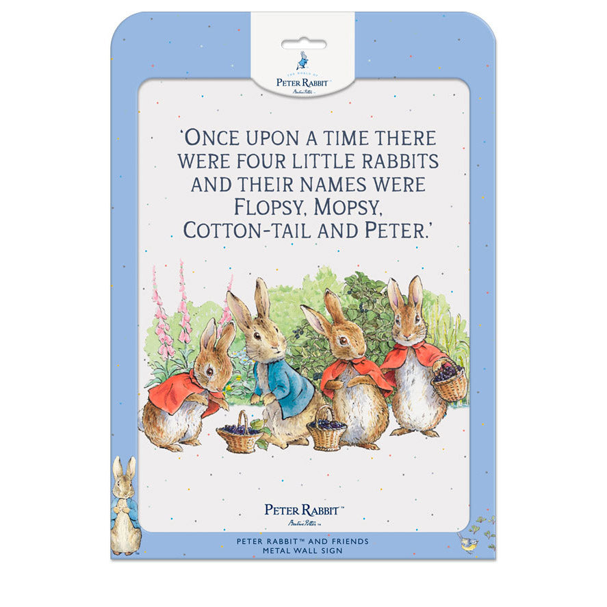 Beatrix Potter - 'Once Upon a time there were four little rabbits… (Large)