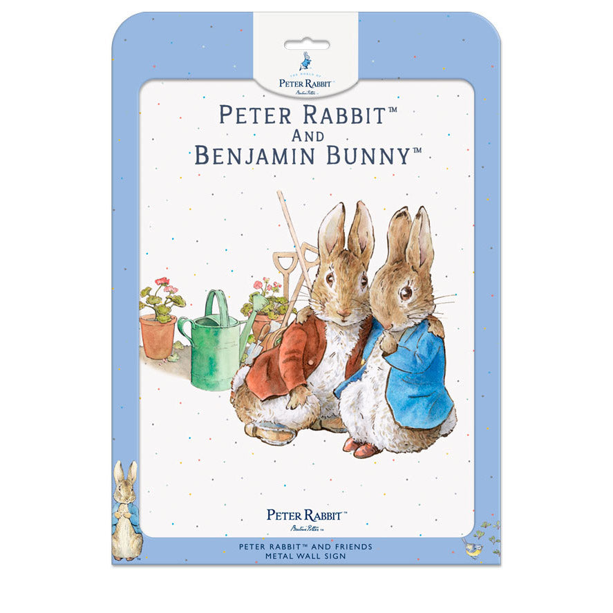 Beatrix Potter - Peter Rabbit and Benjamin Bunny together (Large)