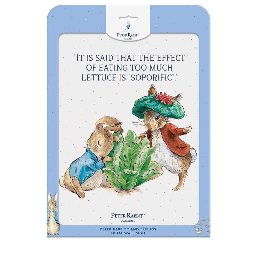 Beatrix Potter - Peter Rabbit and Benjamin Bunny with Lettuce (Large)