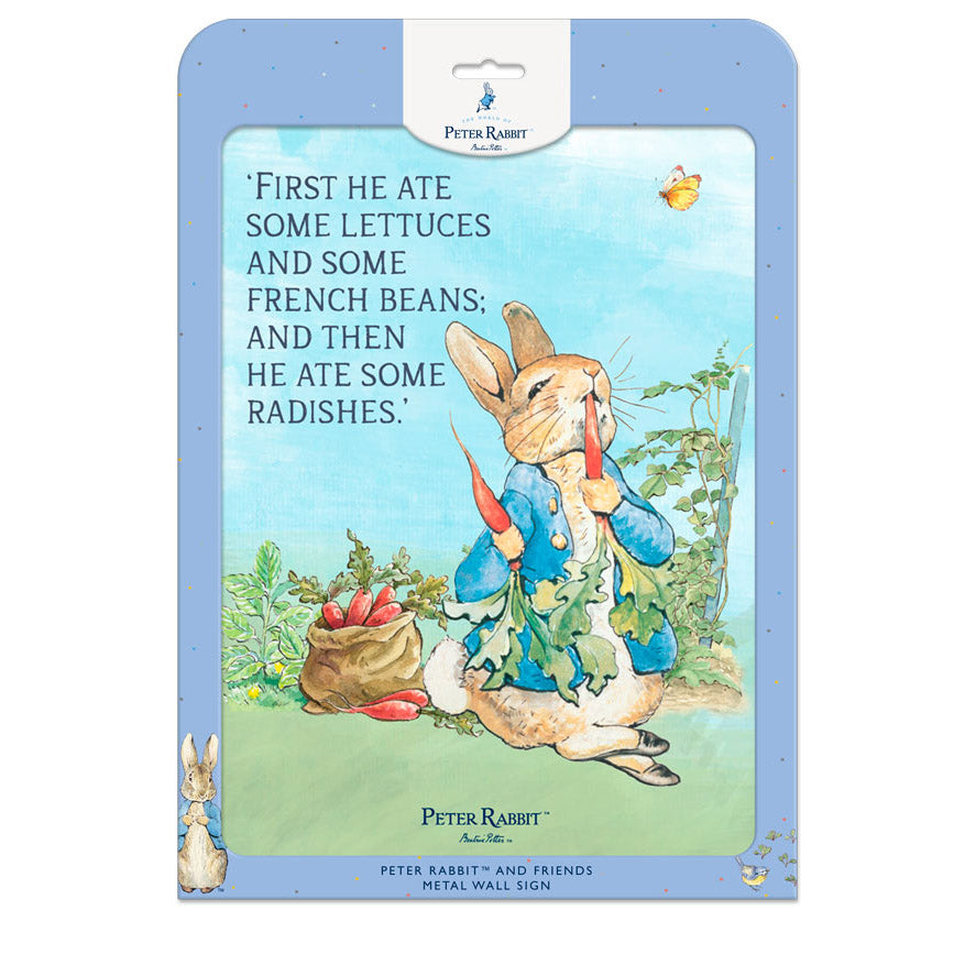 Beatrix Potter - Peter Rabbit - First he ate some lettuces… (Large)
