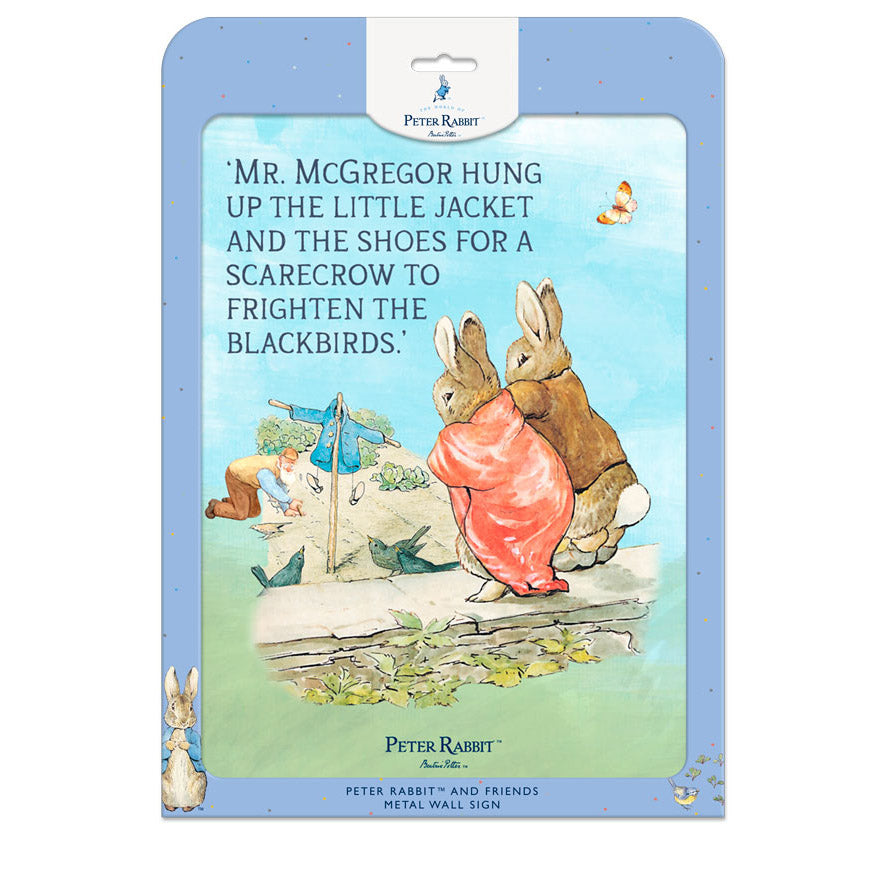 Beatrix Potter - Flopsy and Benjamin Bunny - Mr McGregor hung up the little jacket… (Large)