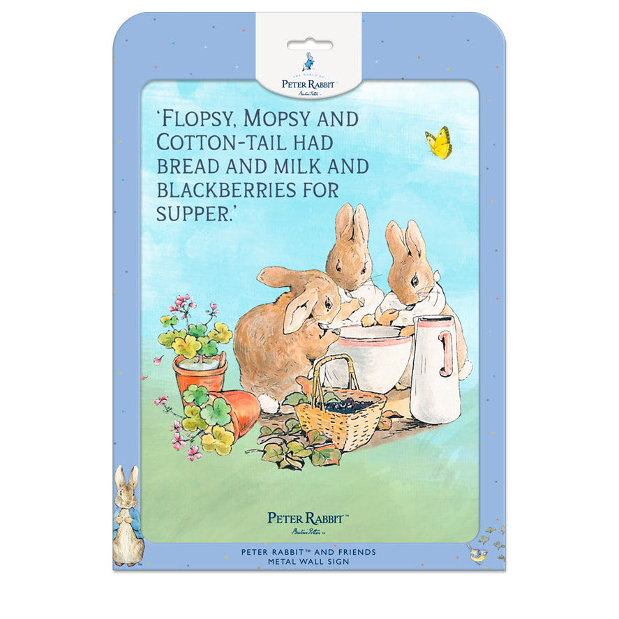 Beatrix Potter - Flopsy, Mopsy and Cotton-Tail had bread and milk… (Large)