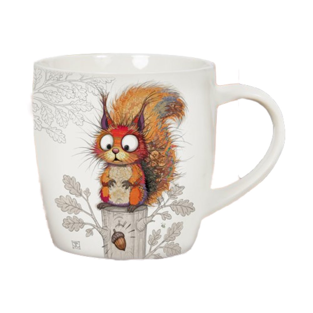 Squirrel 'Sarah' Bug Art Mug