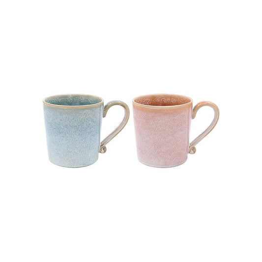 Reactive Glaze - Pink & Blue T5 - Set 2 Coffee Mug