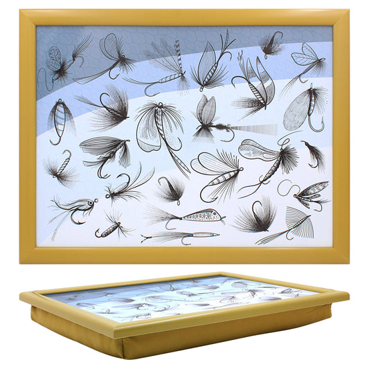 Fly Fishing - Flies & Lures Design Lap Tray