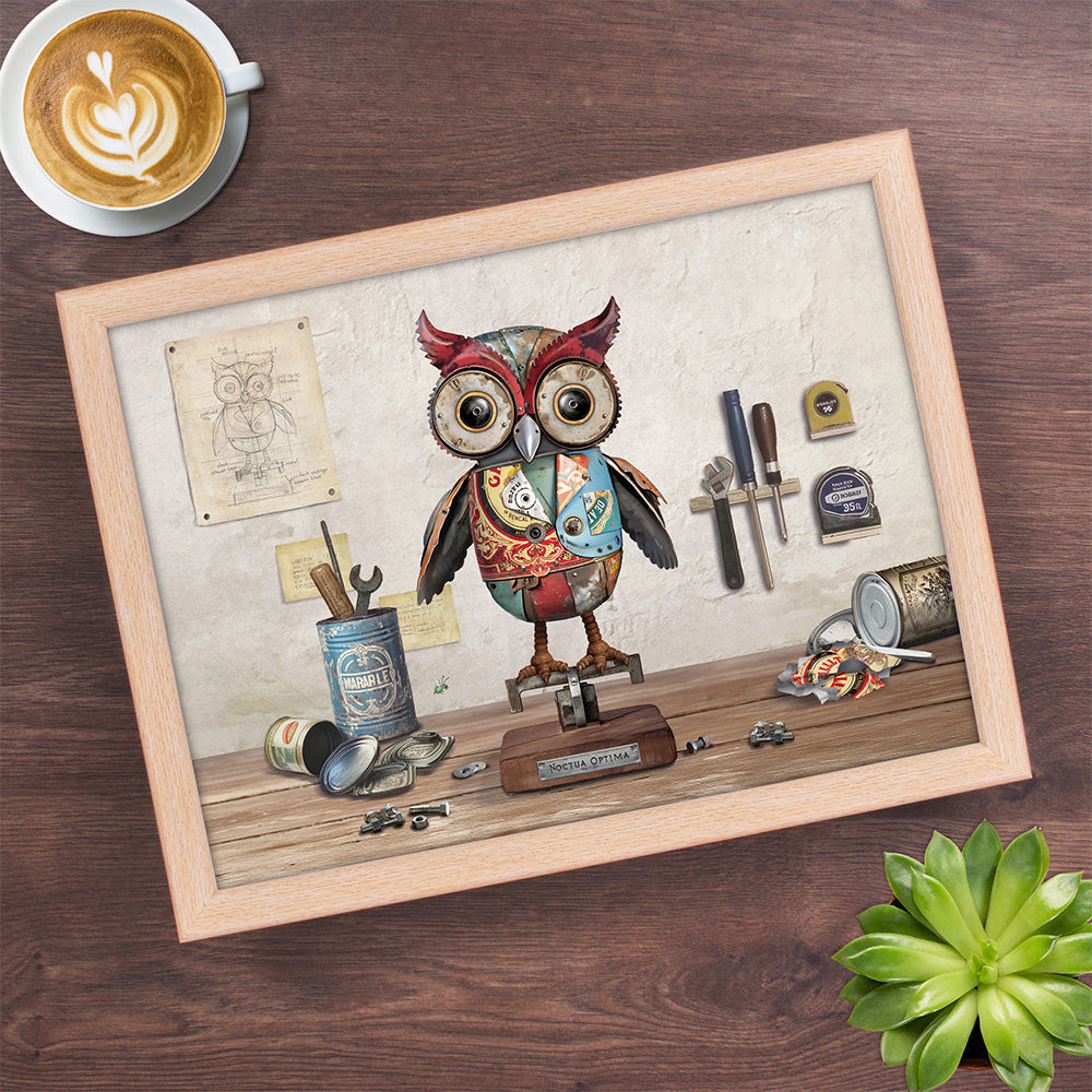 Bug Art - Scrap Owl Lap Tray