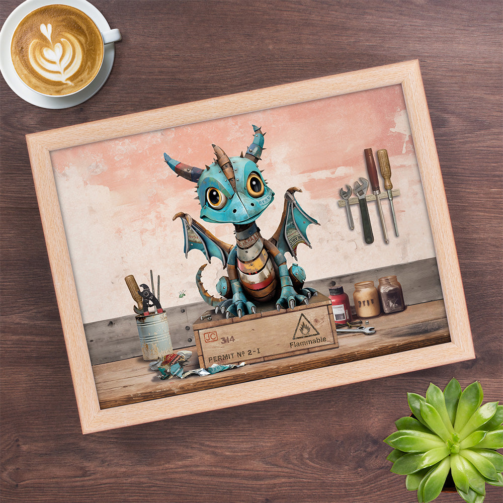 Bug Art - Scrap Dragon Lap Tray