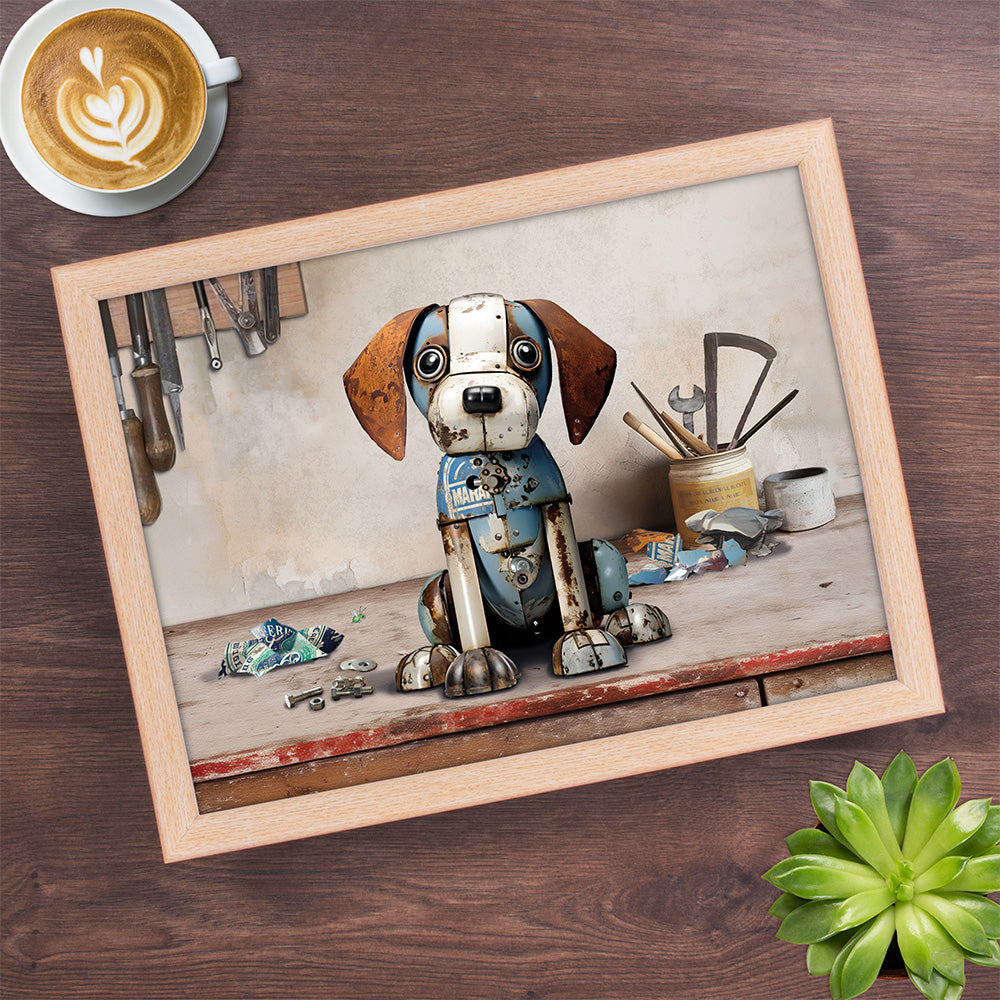 Bug Art - Scrap Beagle Lap Tray