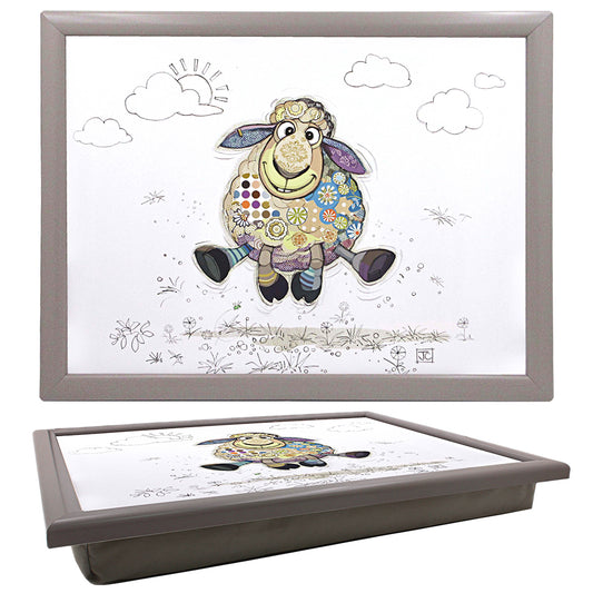 Bug Art - “Sasha” Sheep Lap Tray