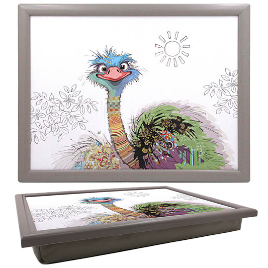 Bug Art - “Oscar” Ostrich Lap Tray