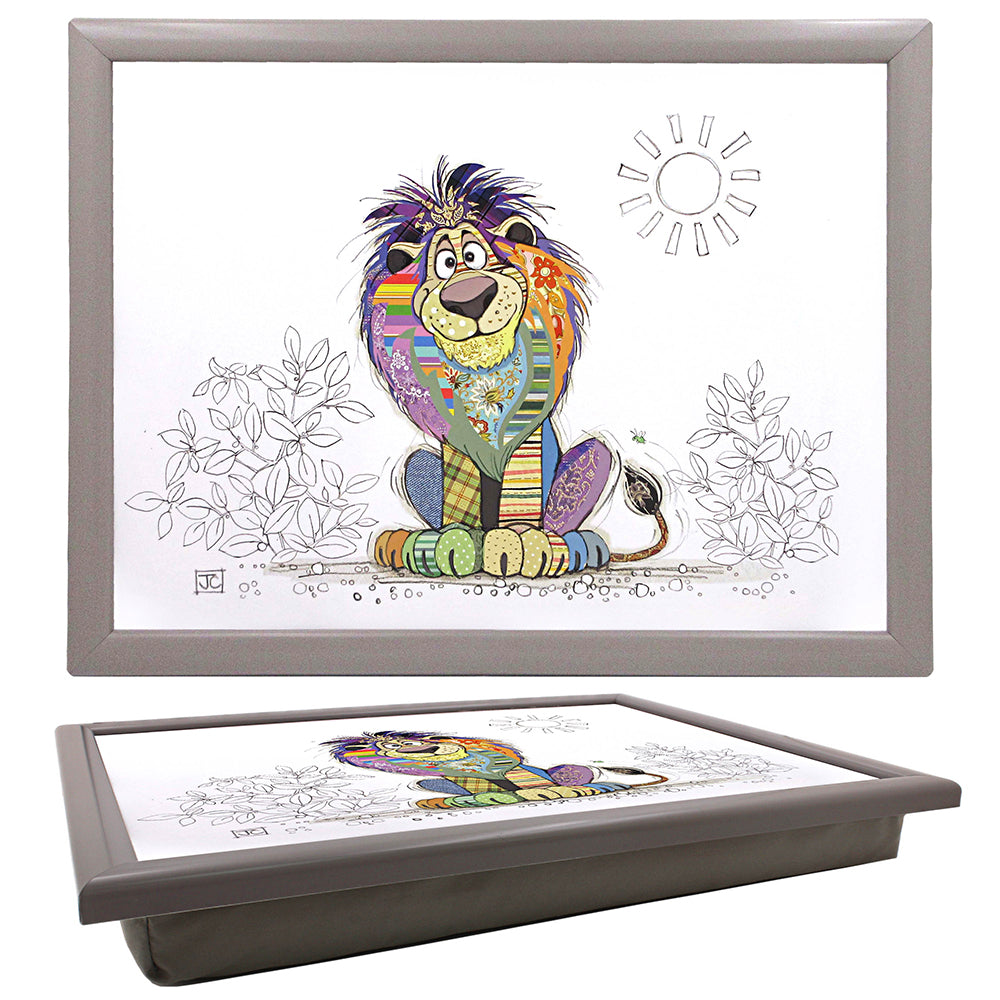 Bug Art - “Louis” Lion Lap Tray
