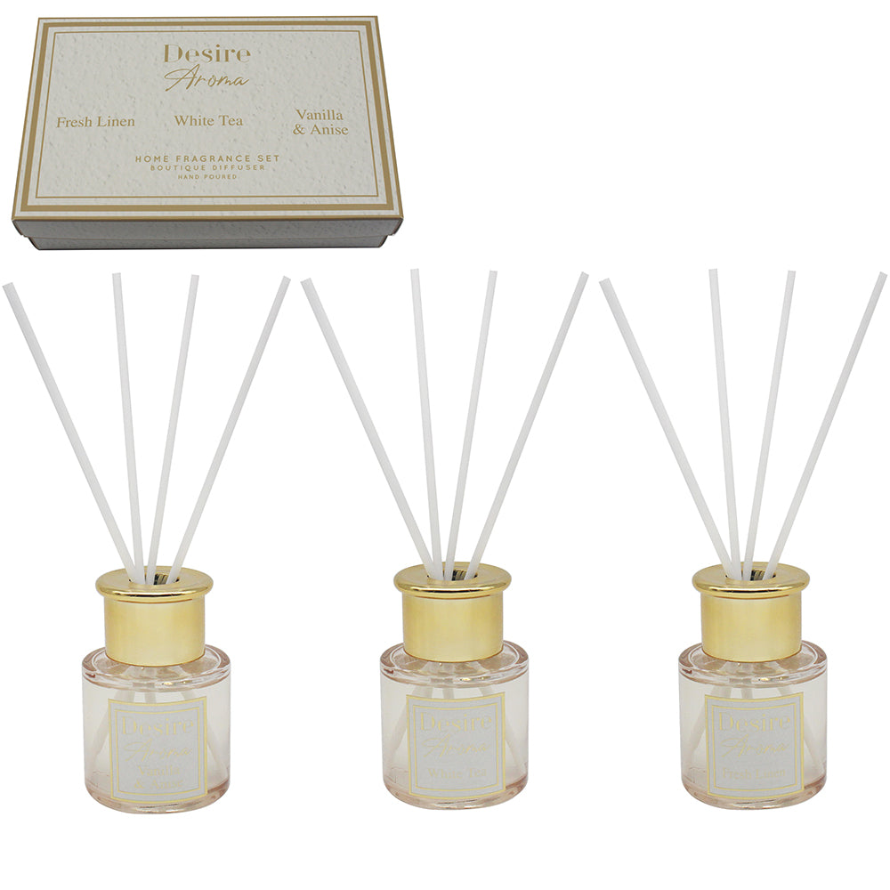Clear - Blue Grey - Set 3 Diffusers